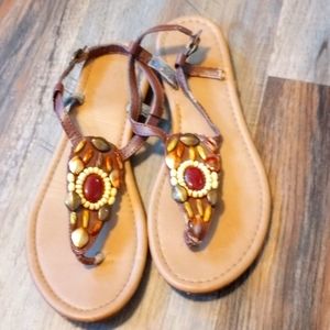 Brown sandals